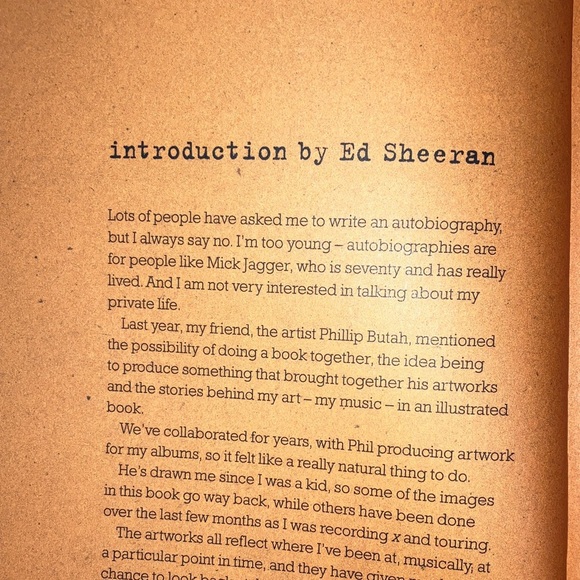 Ed Sheeran: A Visual Journey Coffee Table Book by Phillip Butah & Ed Sheeran - Picture 13 of 16